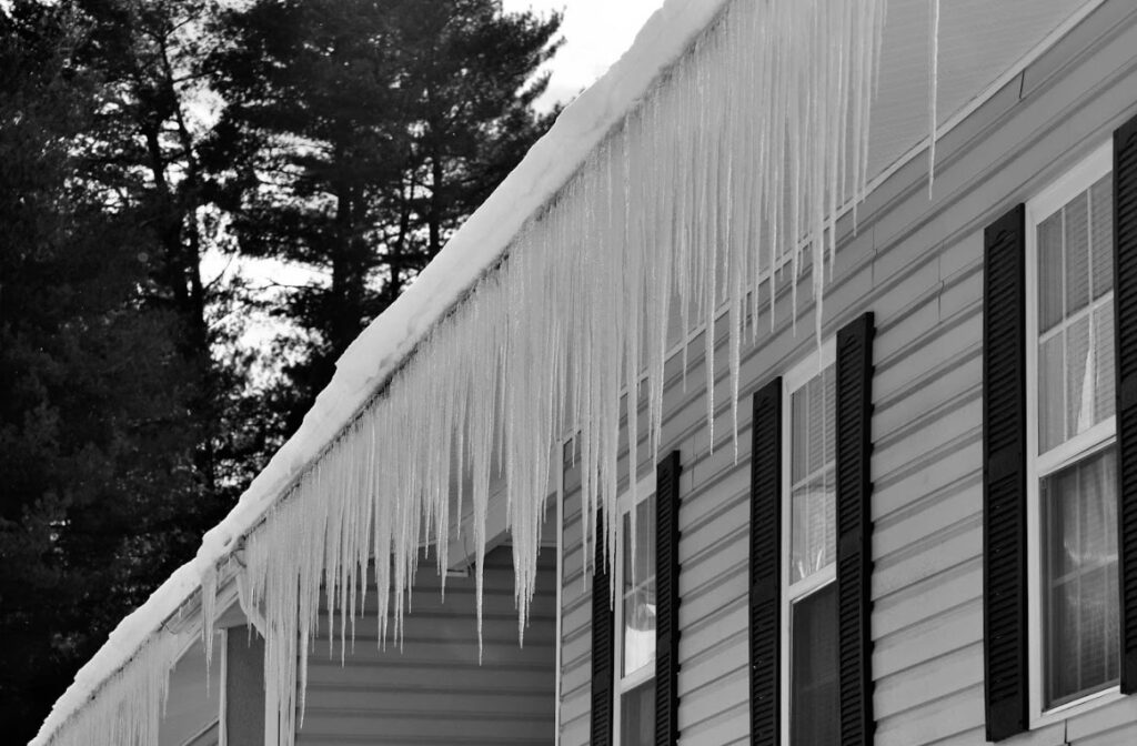 most common winter roofing challenges in New England