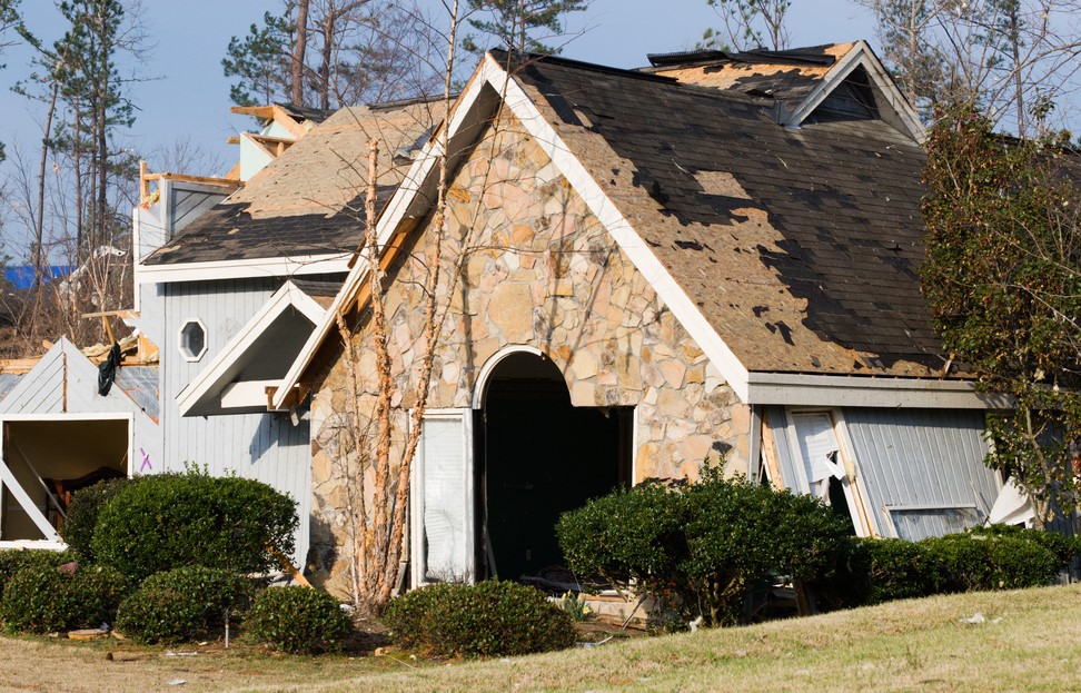 storm damage roof in Hanover, MA