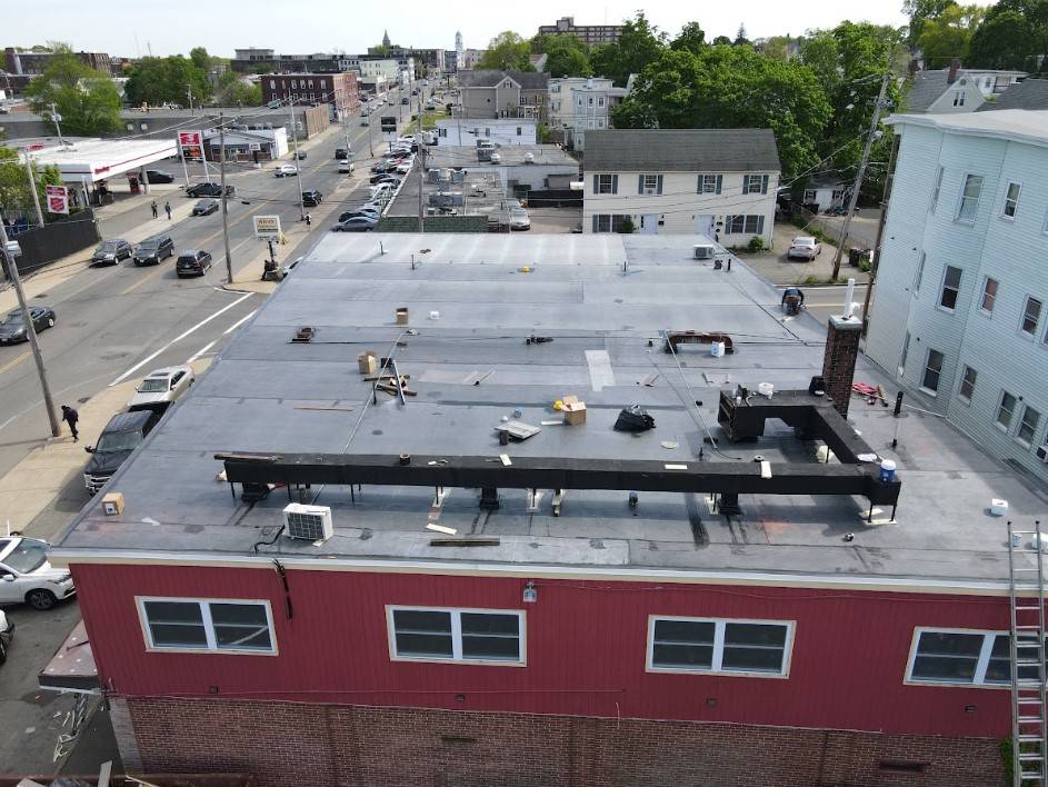 commercial roof installation in Brockton, MA